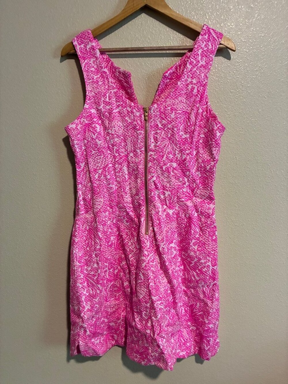 NWT Lilly Pulitzer Women's Pink and White Floral Sleeveless Dress Size 10 - Picture 2 of 10